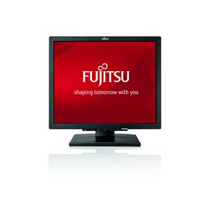 Fujitsu E19-7 LED SXGA LCD Monitor - 5:4 - Matte Black - 48.3 cm (19") Viewable - LED Backlight - 1280 x 1024 - 16.7 Milli