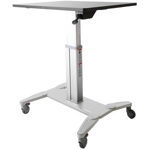 StarTech.com Mobile Workstation - Rechteck Oberseite - Höhenverstellbar - 609,60 mm Tischplatte Länge x 800,10 mm Tischpla
