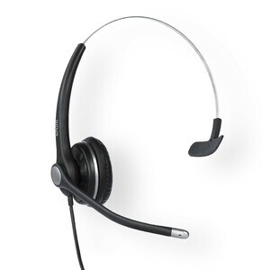 Snom A100M Kabel Kopfbügel Mono Headset - Monaural - 150 Hz bis 6,80 kHz Frequenzgang - 100 cm Kabel