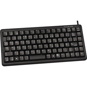 CHERRY G84-4100 Keyboard - Cable Connectivity - USB Interface - QWERTY Layout - Black - ML Keyswitch - 86 Key(s) - Noteboo