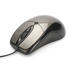Ednet Mouse - USB - Optical - 3 Button(s) - Black - 1 - Cable - 800 dpi - Scroll Wheel - Symmetrical