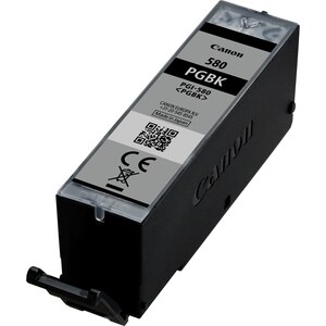 Canon PGI-580BK Original Inkjet Ink Cartridge - Pigment Black - 1 Pack - 200 Pages