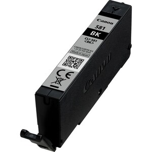 Canon CLI-581BK Original Inkjet Ink Cartridge - Black - 1 Pack - 750 Pages