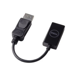 Dell DisplayPort (M) to HDMI (F) 2.0 (4K) - First End: 1 x DisplayPort Digital Audio/Video - Male - Second End: 1 x HDMI 2