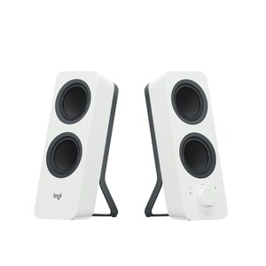 Logitech Z207 2.0 Bluetooth Speaker System - 5 W RMS - White - Desktop - 2