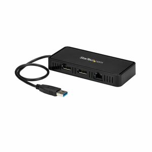 StarTech.com USB auf Dual DisplayPort Mini Dockingstation mit GbE LAN - Portables Dock - USB 3.0 - Für Windows - Dual 4K 6