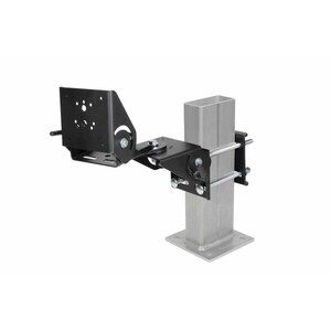 Gamber-Johnson Vehicle Mount - Black - Height Adjustable - 75 x 75 - VESA Mount Compatible - Steel