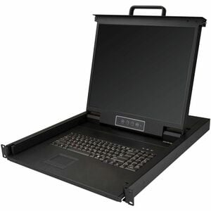 1U SINGLE PORT KVM CONSOLE FOR SERVER RACK - VGA KVM - 19IN