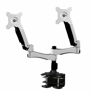 Amer Mounts AMR2AC Mounting Arm for Flat Panel Display, Monitor - White - TAA Compliant - Height Adjustable - 38.1 cm to 8
