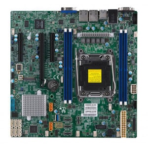 Supermicro X11SRM-VF Server Motherboard - Intel C422 Chipset - Socket R4 LGA-2066 - Micro ATX - Xeon Processor Supported -