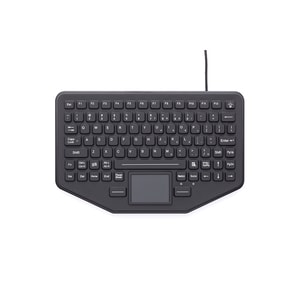 Clavier Gamber-Johnson SkinnyBoard - Pavé tactile - Caoutchouc Siliconé Pavé Numérique