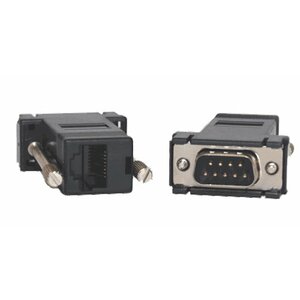 Adapter - DB9M to RJ45 straight serial - DCE - For X2 Pinout