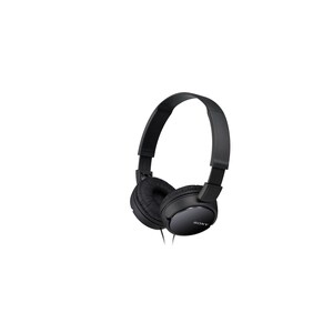 Sony MDR-ZX110/B Wired Over-the-head Binaural Stereo Headphone - Black - Supra-aural - 24 Ohm - 12 Hz to 22 kHz - 1.20 m C