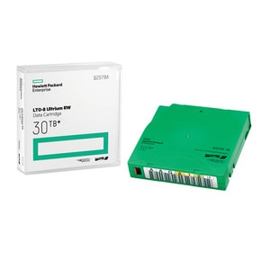 Cartouche de données HPE LTO-8 - Reinscriptible - Étiquetées20 Pack - 12 To (Natif) / 30 To (compressé) - 960 m Longueur d