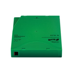 HPE Data Cartridge LTO-8 - Rewritable - 1 Pack - Green - 12 TB (Native) / 30 TB (Compressed) - 960 m Tape Length