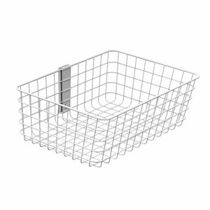 Ergotron Zubehörkorb - Groß - 2,27 kg Belastbarkeit - 431,8 mm Breite x 325,1 mm Tiefe x 152,4 mm Höhe - Draht - Weiß - La