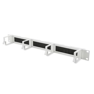 DIGITUS Professional Kabelführung - Hellgrau - 1 Pack Paket - Kabelmanagement-Panel - 1U Rack Height x 19" Panel Width - A