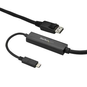 StarTech.com Cavo USB-C a DisplayPort da 3m - 4k 60hz - Nero - Compatibile TB3 - Cable for Chromebook, Proiettore, Monitor