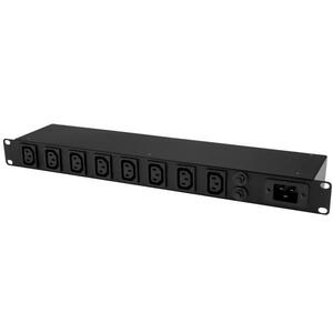StarTech.com 8-Port Rack-Mount PDU with C13 Outlets - 16 A - 10 ft. Power Cord (AS3112) - 1U - IEC 60320 C20 - 8 x IEC 603