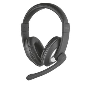 Trust Reno Wired Over-the-head Stereo Headset - Binaural - Circumaural - 32 Ohm - 50 Hz to 20 kHz - 180 cm Cable - Mini-ph