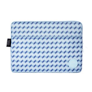 Smile Carrying Case (Sleeve) for 33 cm (13") Notebook - Blue - Polyester Body - Geometric - 300 mm Height x 340 mm Width x