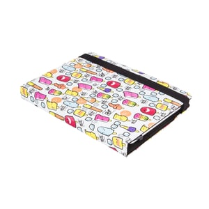 Silver Sanz Carrying Case (Folio) for 25.7 cm (10.1") Tablet - Stain Resistant Exterior, Damage Resistant - Thermoplastic 
