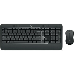 Logitech MK540 Keyboard & Mouse - English (US), International - USB Wireless RF - USB Wireless RF - Optical - 1000 dpi - S