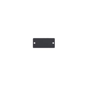 W-BLANK(G) WALL PLATE INSERT GRAY. BLANK SLOT COVER PLATE