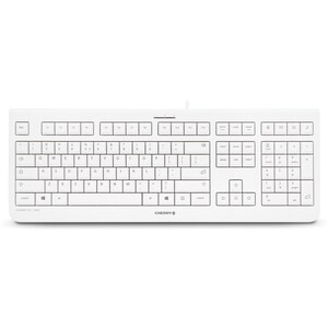 CHERRY KC 1000 Keyboard - Cable Connectivity - USB Interface - English (US) - Light Grey - 108 Key(s) - Calculator, Email,