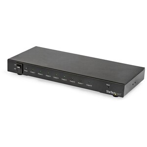 StarTech.com 8 Port 4K 60Hz HDMI Splitter - HDR Unterstützung - 7.1 Surround Audio Sound - 3840 × 2160 - 1 x HDMI Ein - 8 