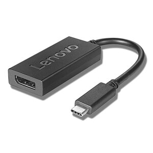 Lenovo A/V Adapter - 1 x DisplayPort DisplayPort 1.2a Digital Audio/Video Female - 1 x Type C USB Male - 3840 x 2160 Suppo