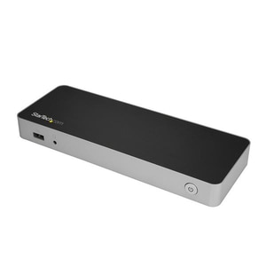 StarTech.com USB C Dock - 4K Dual Monitor HDMI & DisplayPort USB Type-C Docking Station - 60W Power Delivery, SD, 4-port U