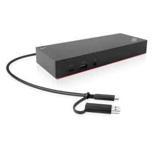 Lenovo Docking Station - for Notebook - USB Type C - 3840 x 2160 - 6 x USB Ports - 2 x USB 2.0 - USB Type-C - 2 x HDMI Por