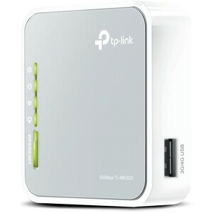 TP-Link TL-MR3020 Wi-Fi 4 IEEE 802.11n Ethernet Drahtlos Router - 2,40 GHz ISM-Band - 37,50 MB/s Drahtlosgeschwindigkeit -