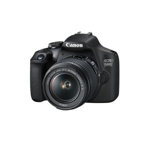 Canon EOS 1500D 24.1 Megapixel Digital SLR Camera with Lens - 18 mm - 55 mm - CMOS Sensor - Autofocus - 7.6 cm (3")LCD - O