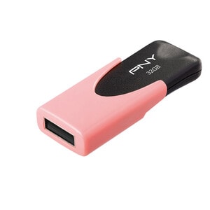 PNY ATTACHE 4 PASTEL 32GB USB2 CORAL READ 25MB/S WRITE 8MB/S