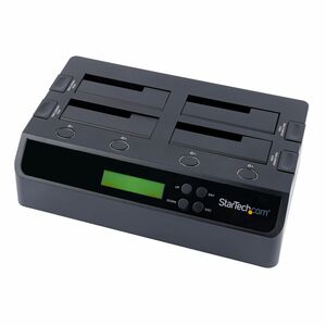 StarTech.com SATDOCK4U3RE. Produkttyp: HDD-Duplikator, Anzahl der simultanen Kopien: 3 Kopien, Schnittstelle: USB/eSATA. U