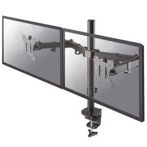 Neomounts FPMA-D550DBLACK - Braccio per 2 schermi da 10" a 32" - tre punti di articolazione - portata massima 8 kg per sch