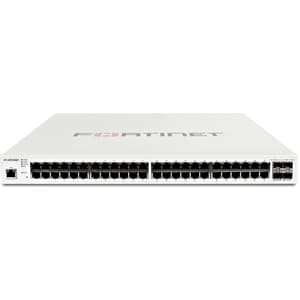 Fortinet FortiSwitch FS-248E-POE Ethernet Switch - 48 Ports - Manageable - Gigabit Ethernet - 1000Base-T, 1000Base-X - 3 L