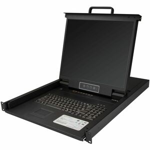 StarTech.com RKCONS1908K. Bildschirmdiagonale: 48,3 cm (19"), Display-Auflösung: 1280 x 1024 Pixel, Display: TFT LCD. Tast