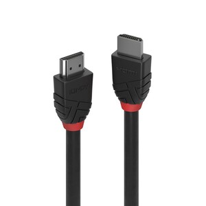 LINDY Black Line 2 m HDMI AV-Kabel - Cable for Audio-/Video-Gerät - 18 Gbit/s - Unterstützt bis zu4096 x 2160 - Abschirmun