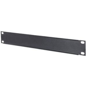 10" Blank Panel, 1U Cover for Unused Space in 10" Cabinet, Metal, Black - SPCC - Jet Black - 1U Rack Height - 44.5 mm Heig