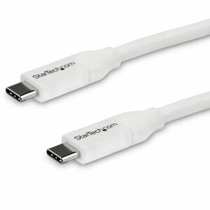 StarTech.com 4m 13 ft USB C to USB C Cable w/ 5A PD - M/M - White - USB 2.0 - USB-IF Certified - USB Type C Cable - USB C 