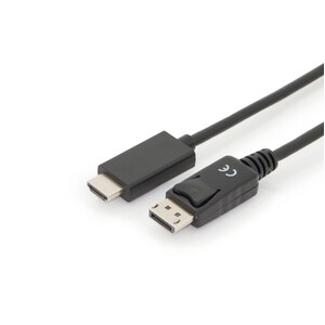 Assmann 2 m DisplayPort/HDMI A/V Cable for Audio/Video Device, PC, Notebook, Monitor - 1 - First End: 1 x HDMI 2.0 Type A 