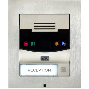 2N IP Solo Intercom Sub Station - Nickel - Cable