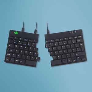 R-Go Split Break ergonomic keyboard, QWERTY (US) - wired, black