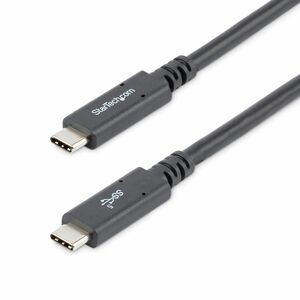 StarTech.com 6 ft (1.8m) USB C to USB C Cable, 5A 100W PD 3.0, Certified Works With Chromebook, USB-IF Certified, M/M, USB