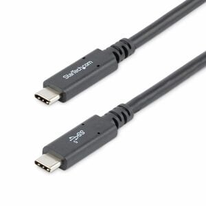 StarTech.com 6 ft (1.8m) USB C to USB C Cable, 5A 100W PD 3.0, Certified Works With Chromebook, USB-IF Certified, M/M, USB