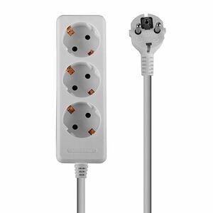 LINDY Steckdosenleiste - Schuko - 3 x Schuko - 1,40 m Kabel - 250 V AC Voltage - 3,50 kW - Weiß