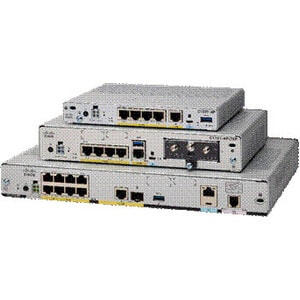 Cisco 1100 C1111X-8P Router - 15 Ports - PoE Ports - Management Port - 1 - Gigabit Ethernet - Rack-mountable, Desktop